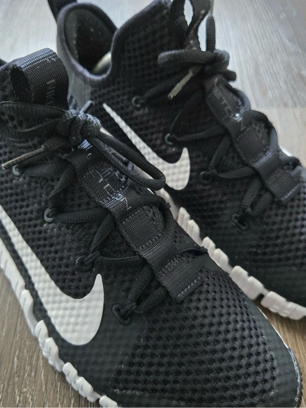 Mens Nike Free Metcon 3 Shoes Black / White Athletic Training Running Size 11